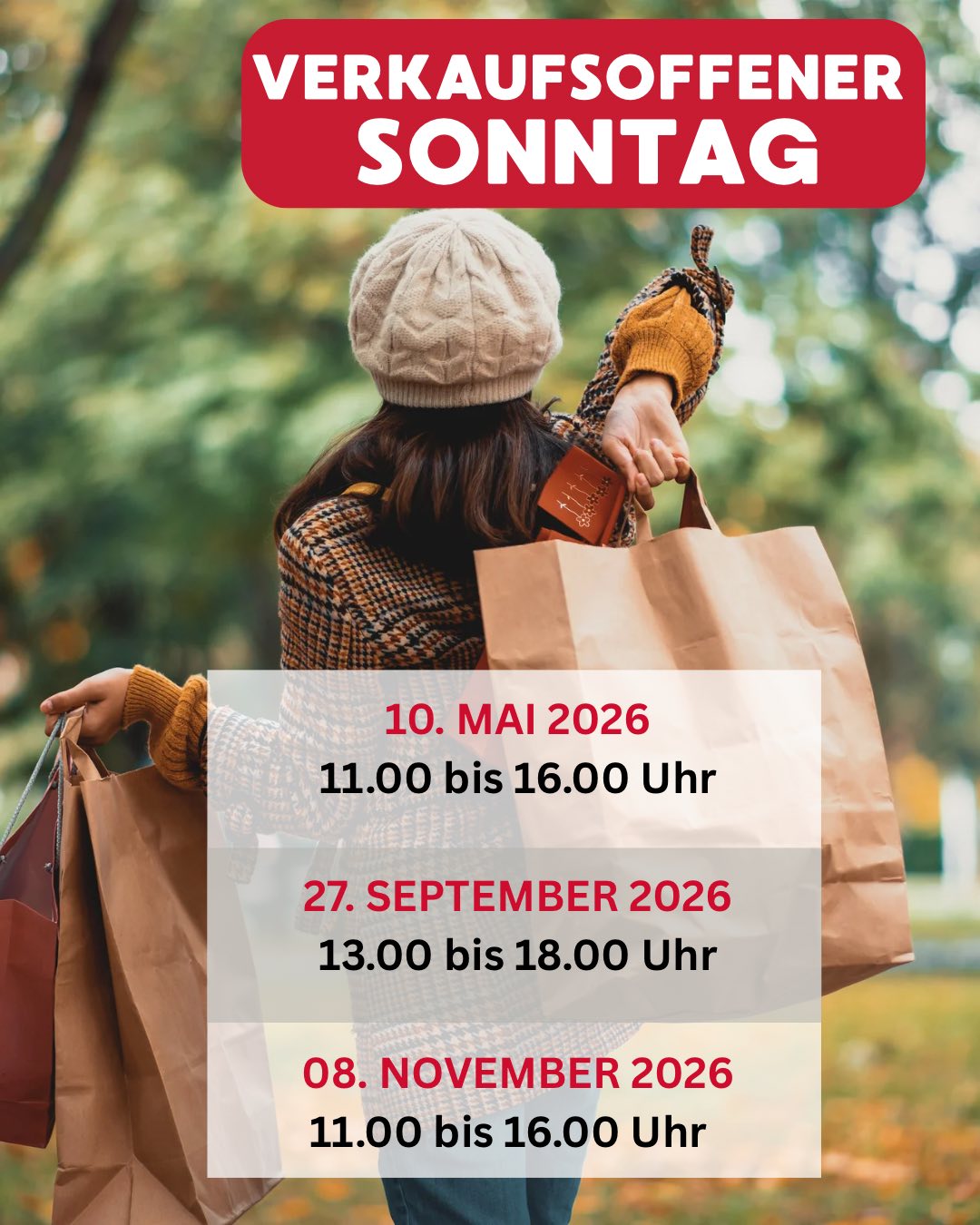 Verkaufsoffene Sonntage in Rellingen